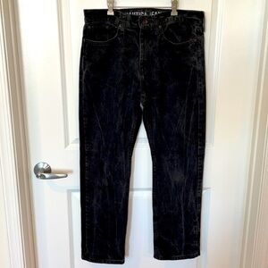 NAUTICA | Men’s Blackish Gray Faded Wash Straight Fit Jeans Size 32 X 30